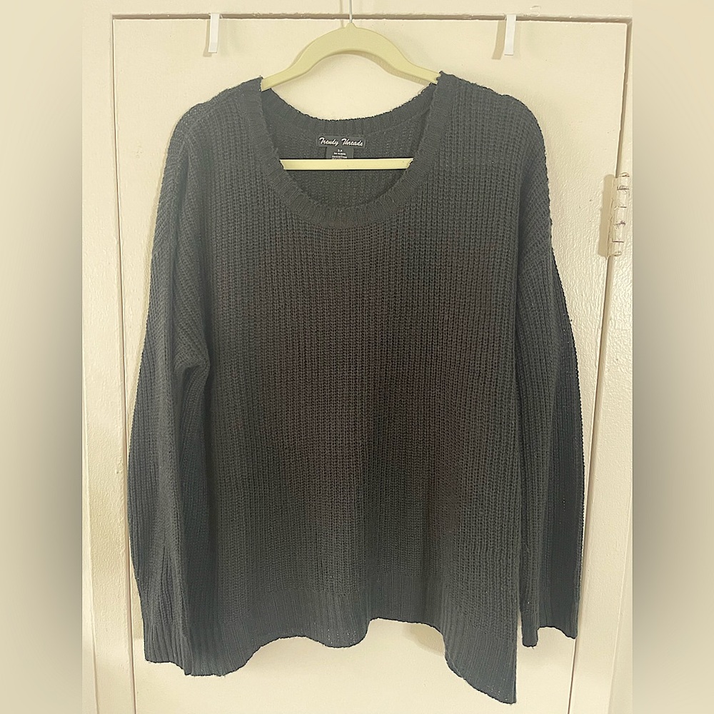Trendy Threads - Black Sweater
